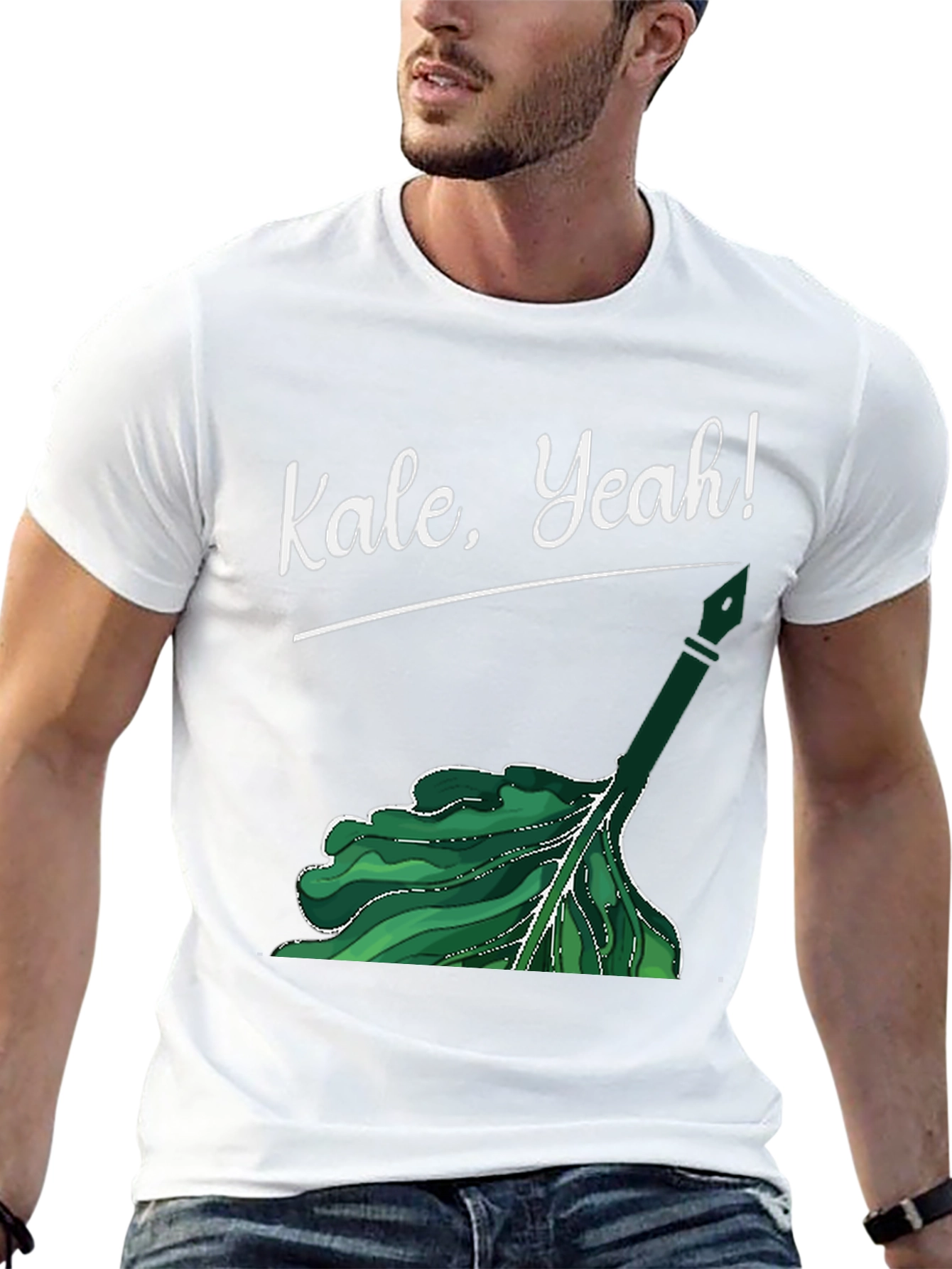 Kale Yeah! Graphic T-Shirt - Black Cotton Tee