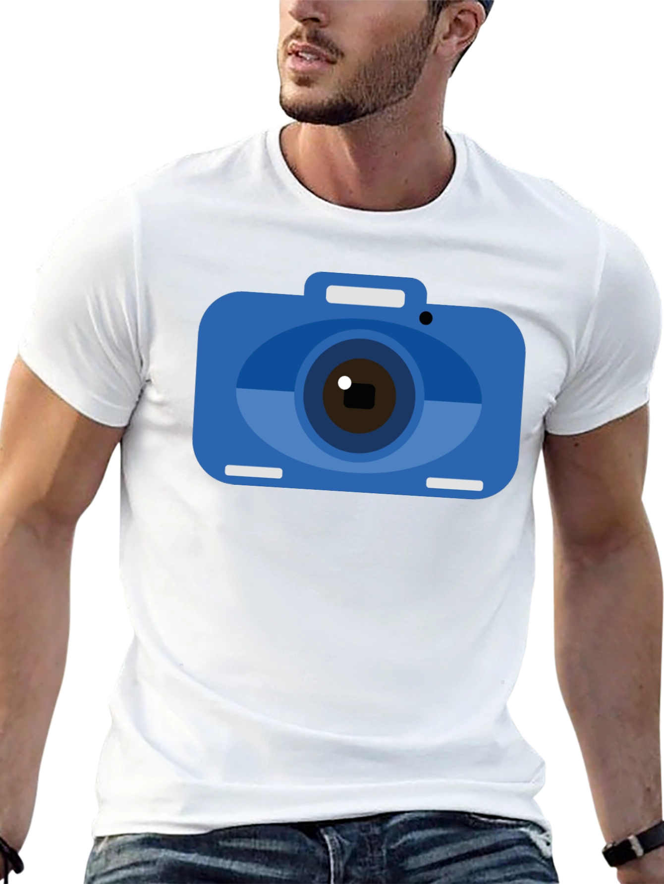 Camera Graphic Tee - Photographer Style Shirt