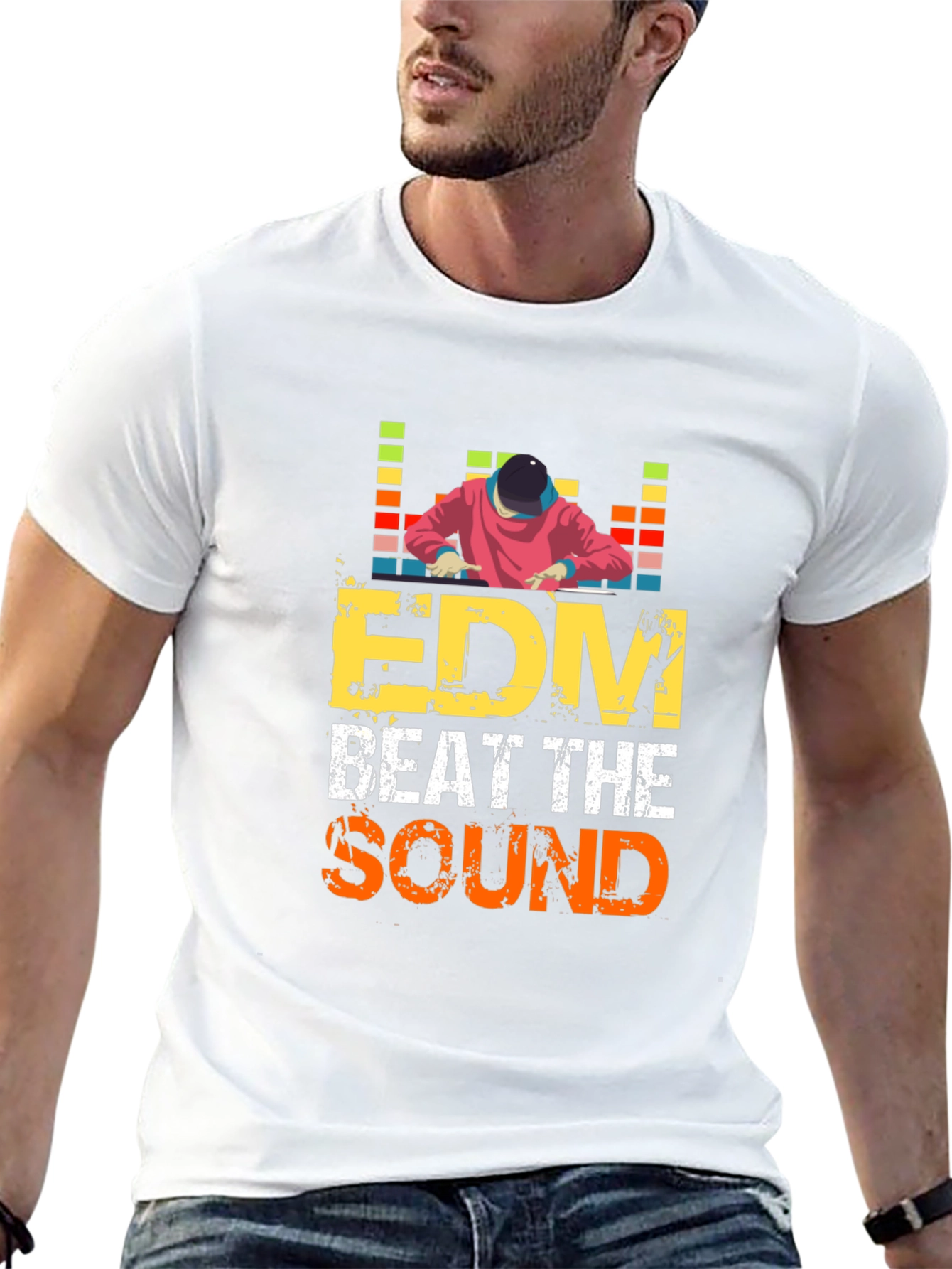 EDM Beat The Sound Graphic T-Shirt