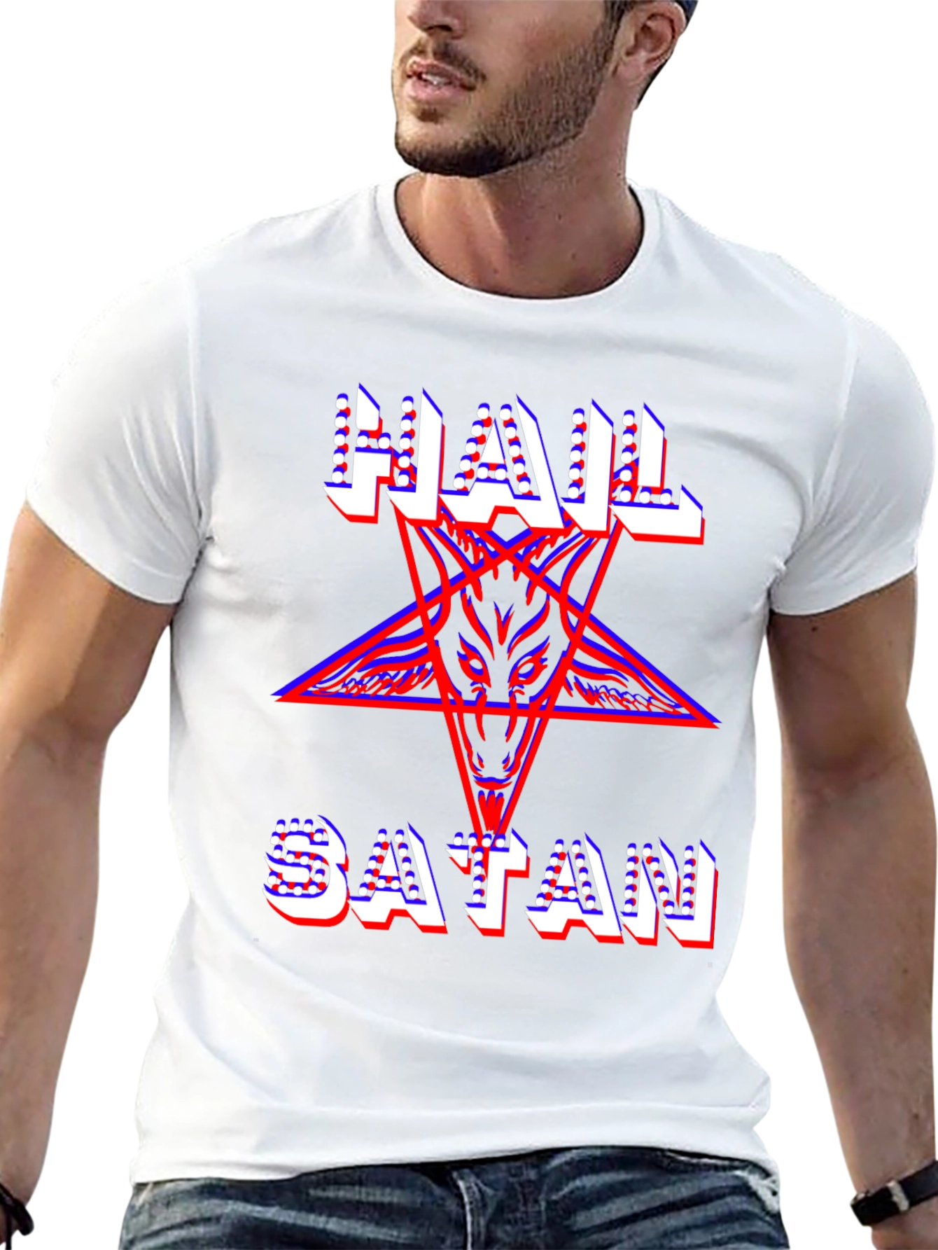 Hail Satan T-Shirt - Occult Graphic Tee