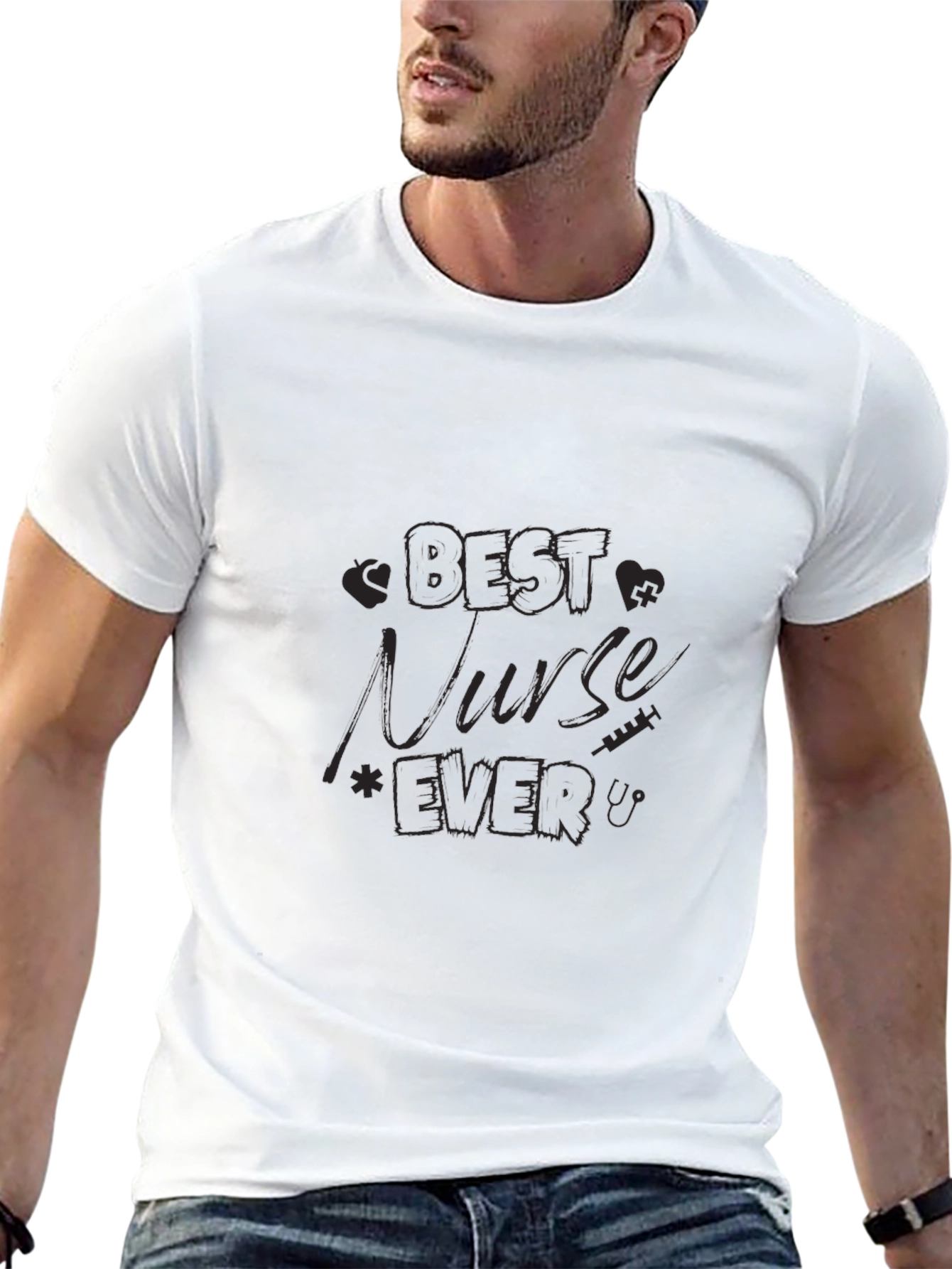 Best Nurse Ever Black T-Shirt