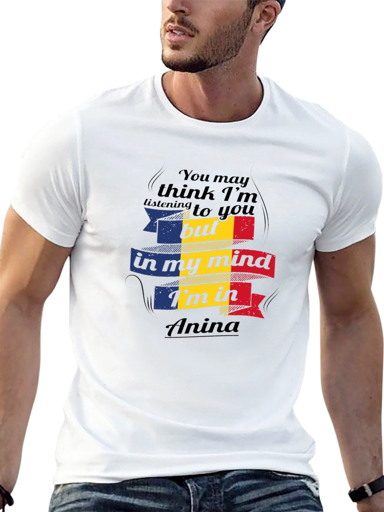 Anina Mind T-Shirt Romania Flag Design