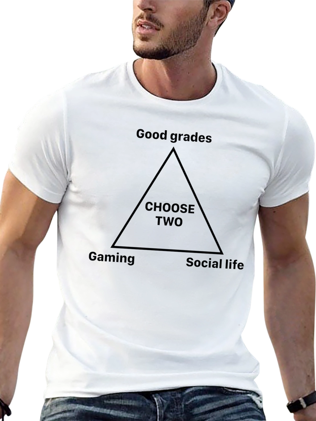 Choose Two T-Shirt - Gaming Grades Social Life