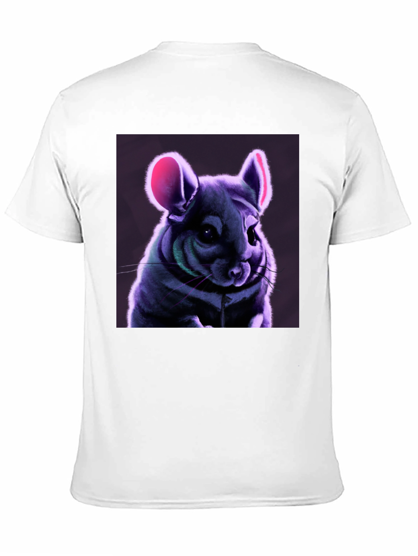Chinchilla Graphic Tee - Soft Black T-Shirt