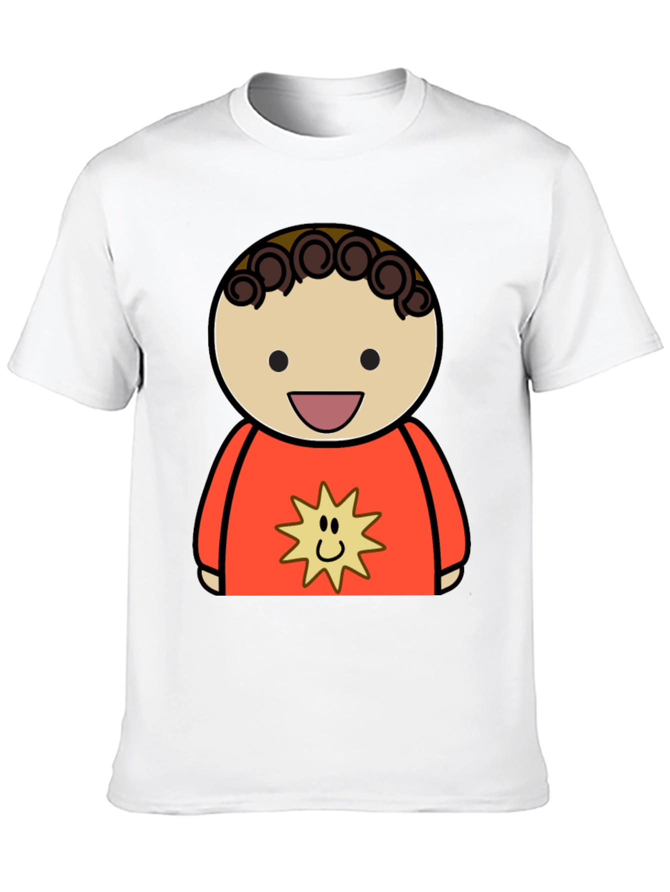 Cartoon Character Graphic Tee - Soft & Stylish!