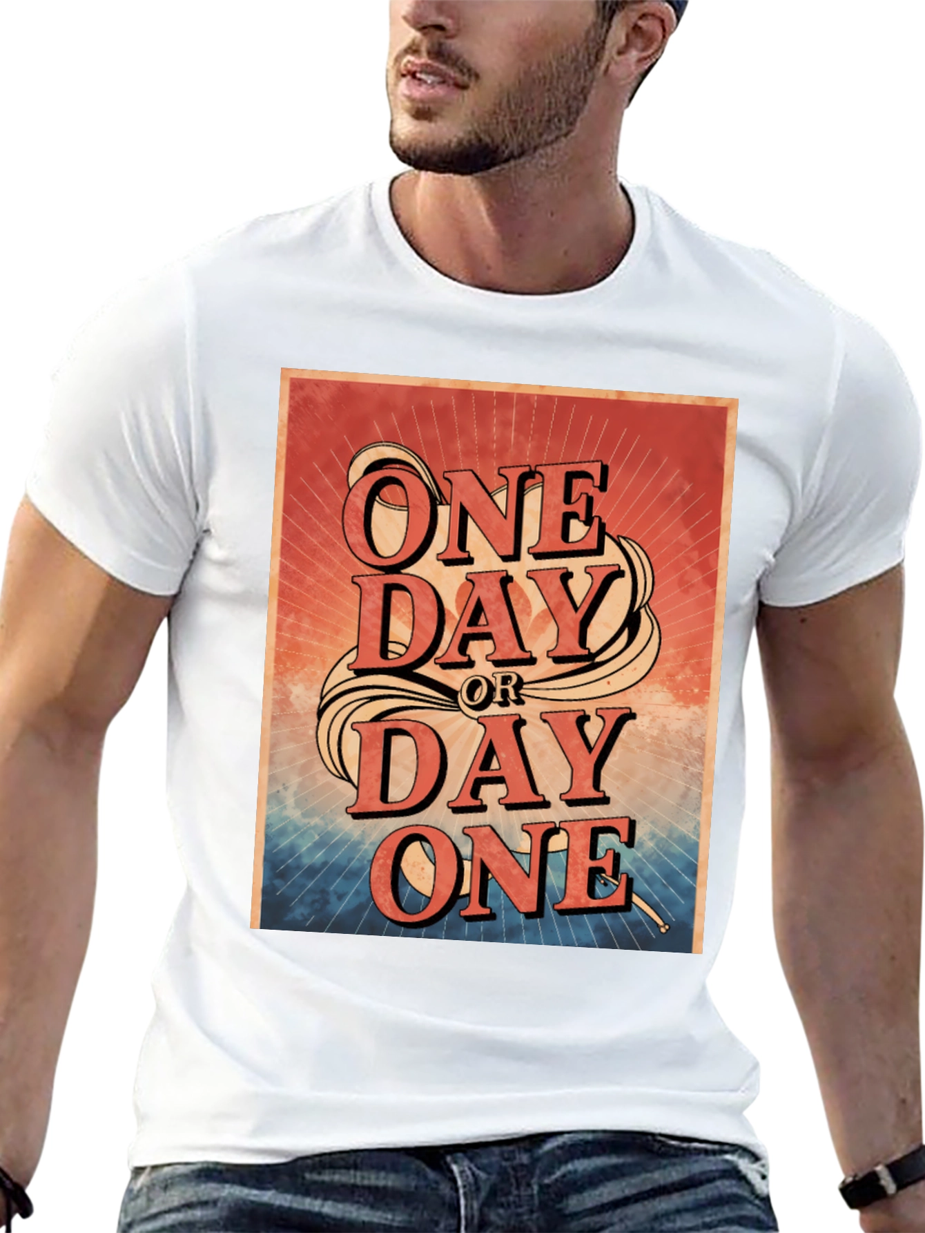 One Day or Day One Graphic T-Shirt
