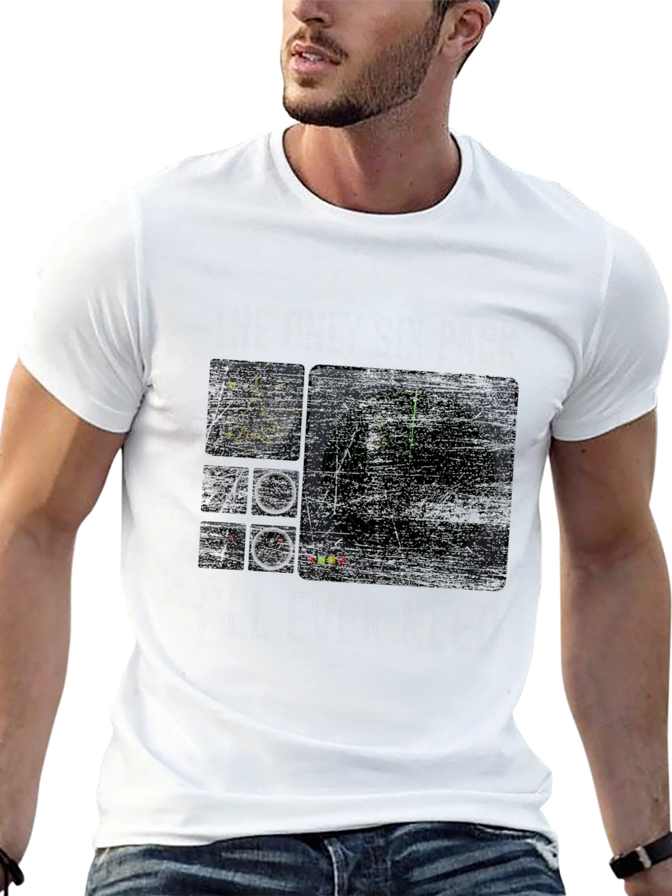 Radar Screen Graphic Black T-Shirt