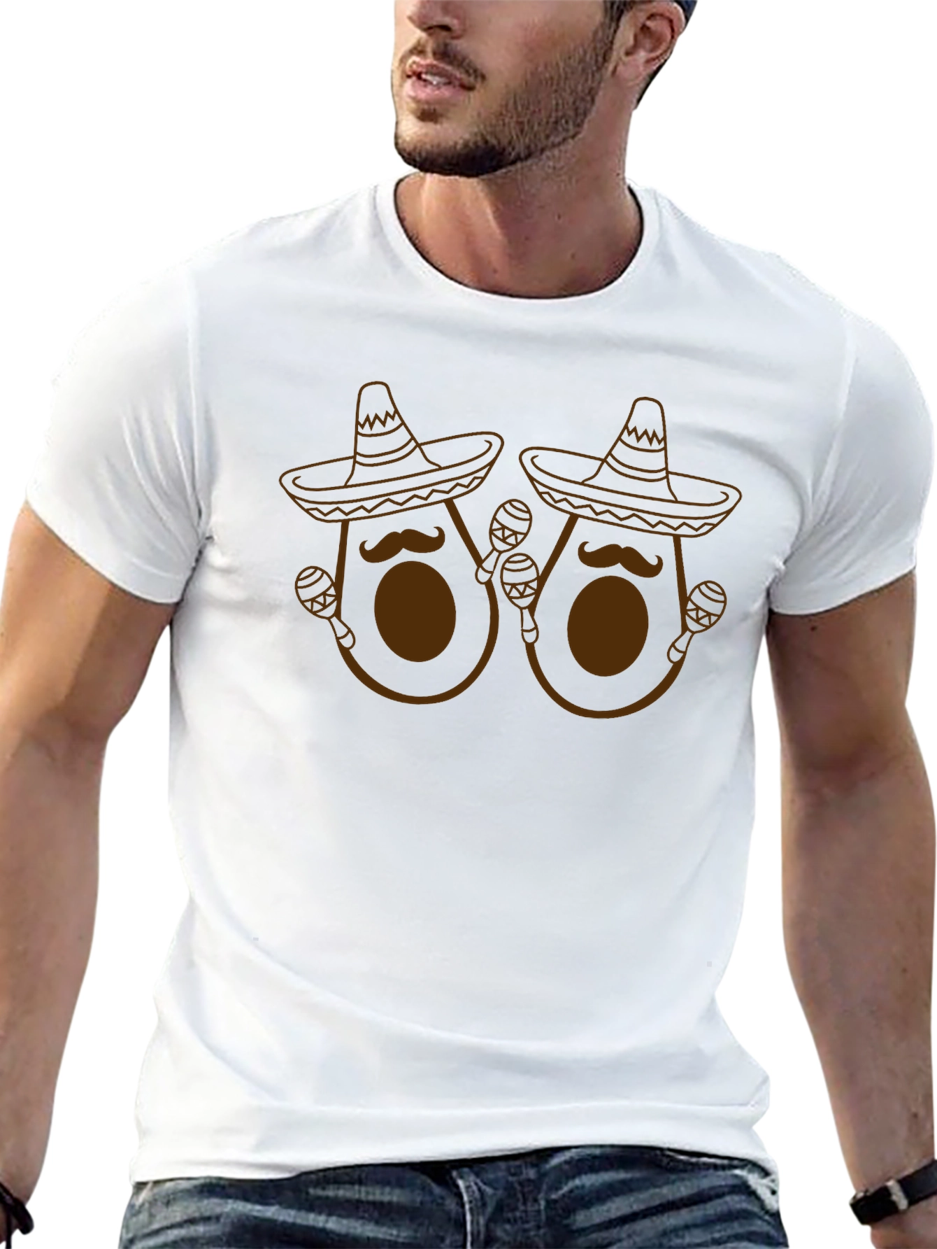 Avocado Mariachi T-Shirt - Cinco de Mayo