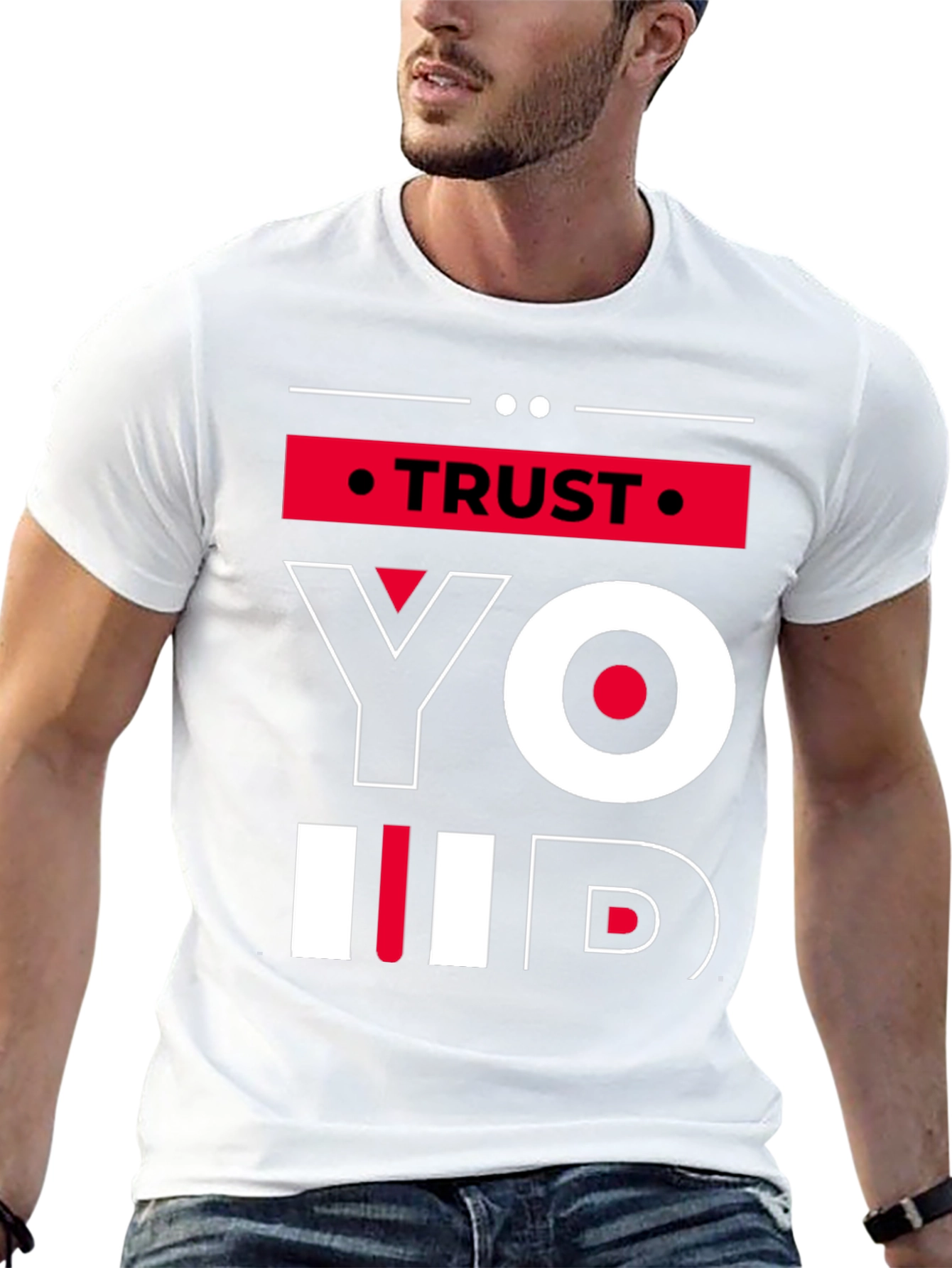 Trust Your ID Graphic Print T-Shirt