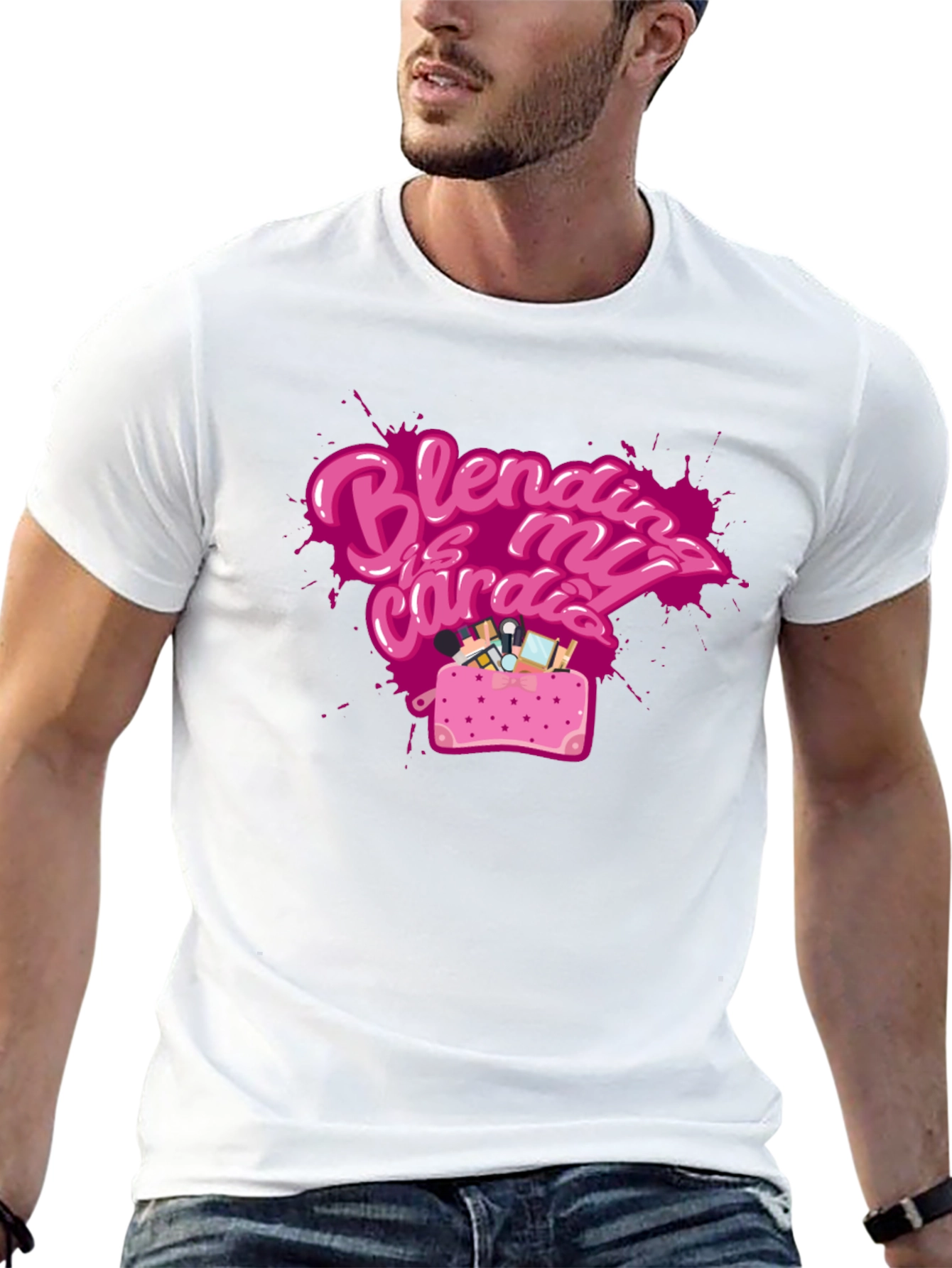 Blending is My Cardio Black T-Shirt