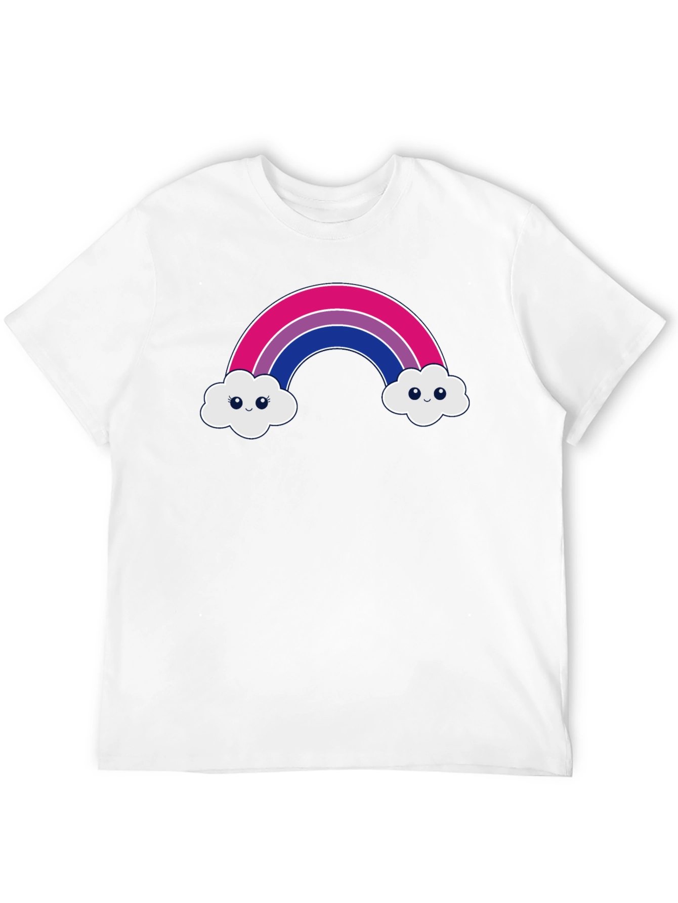 Bisexual Pride Rainbow Cloud T-Shirt