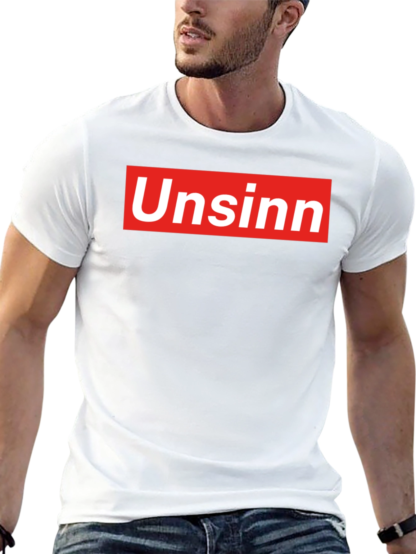UnSinn Parody Graphic T-Shirt - Black Cotton Tee