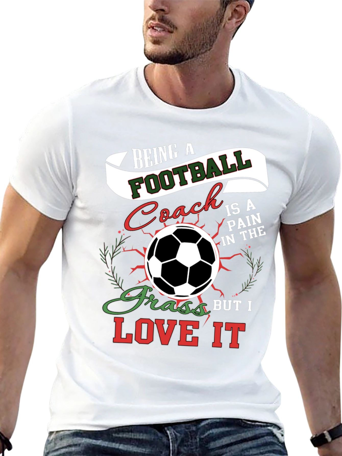 Football Coach T-Shirt - Love the Game!