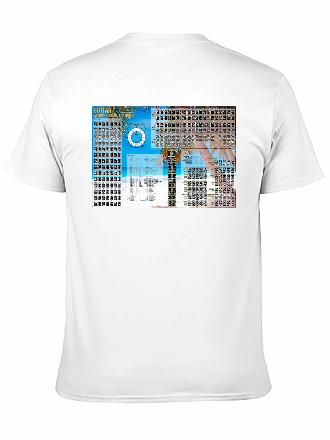 Guitar Chords & Scales Black T-Shirt