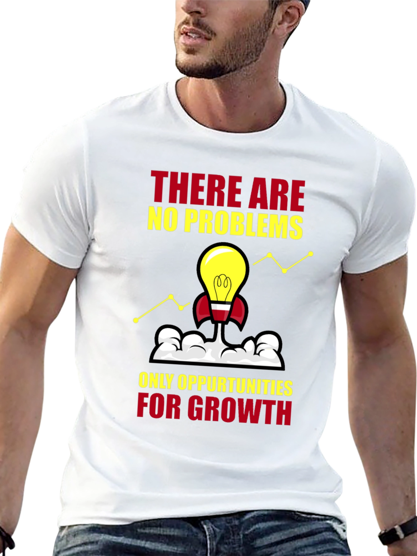 Growth Mindset T-Shirt: No Problems Opportunities Only