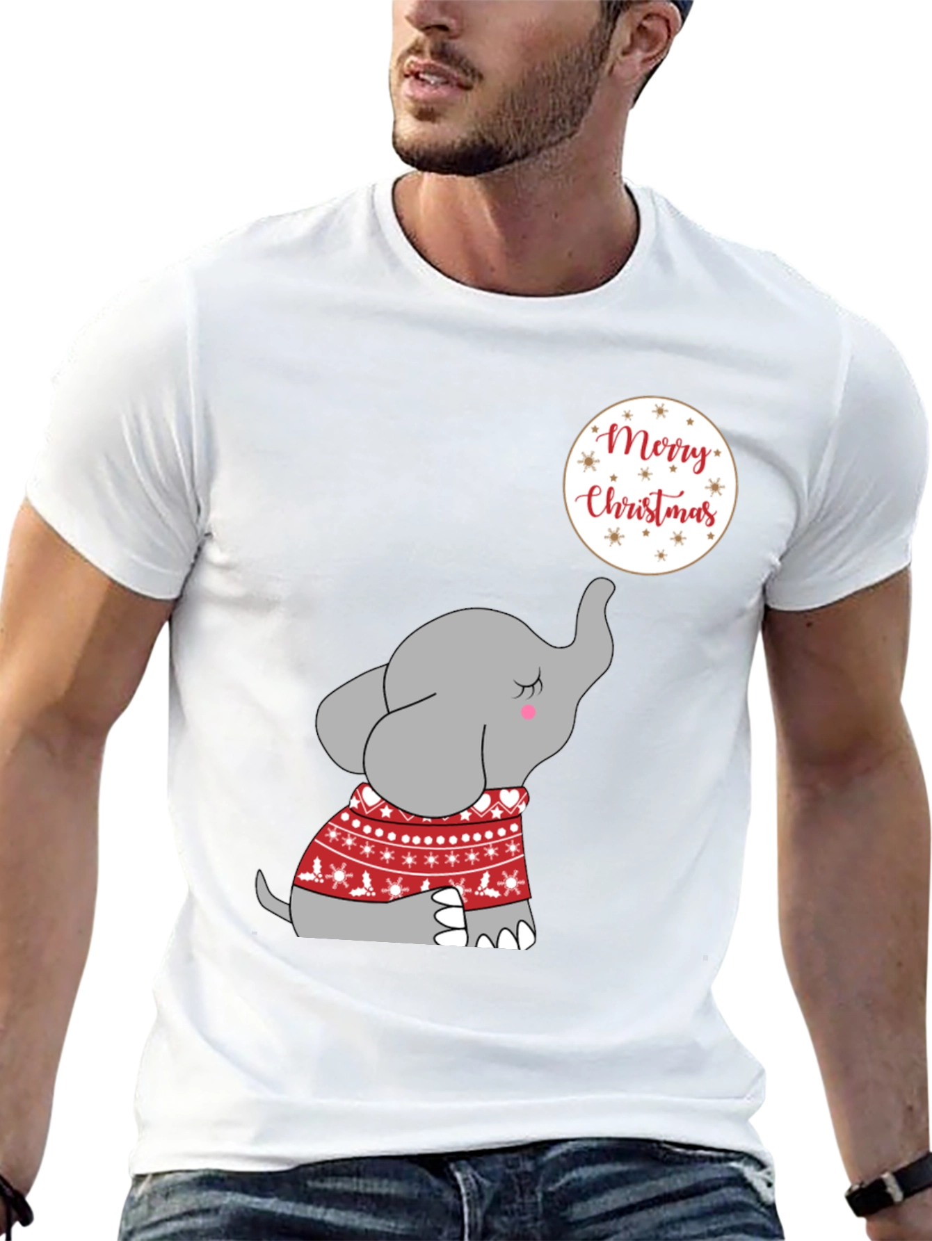 Christmas Elephant T-Shirt