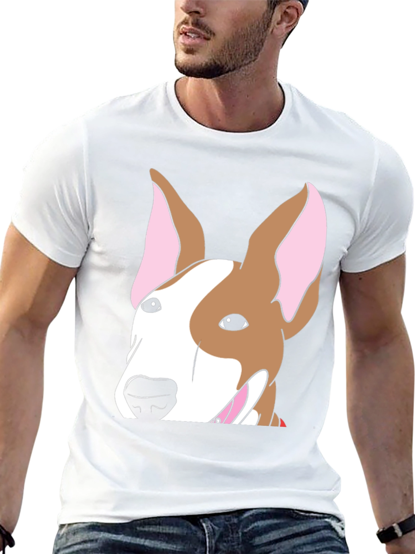 Bull Terrier Dog Graphic T-Shirt