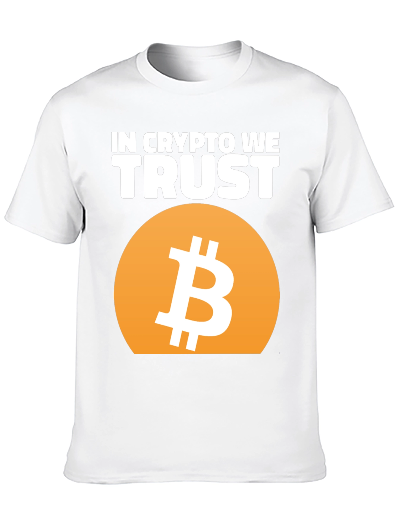 In Crypto We Trust T-Shirt - Bitcoin Design