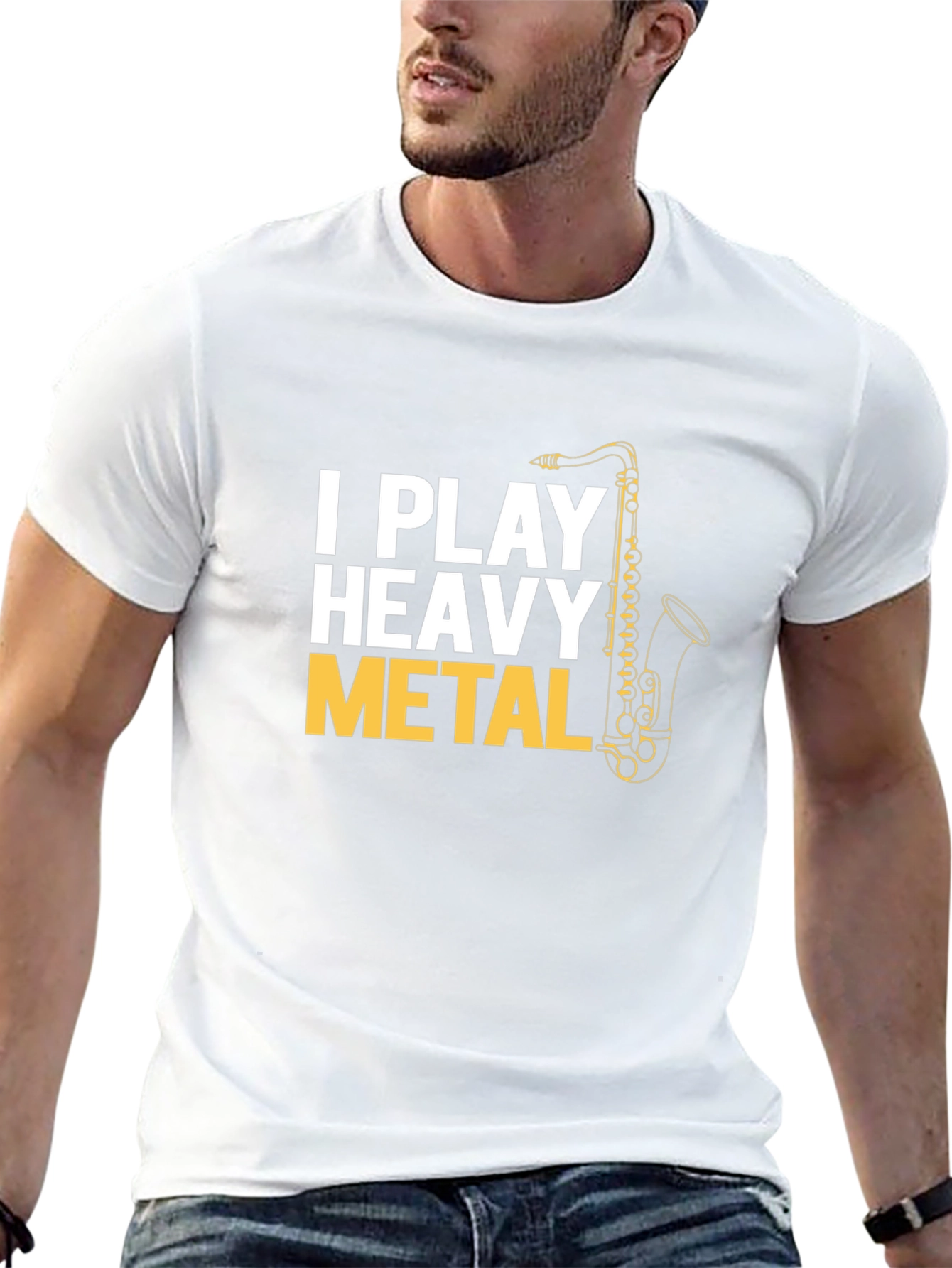 I Play Heavy Metal Saxophone T-Shirt