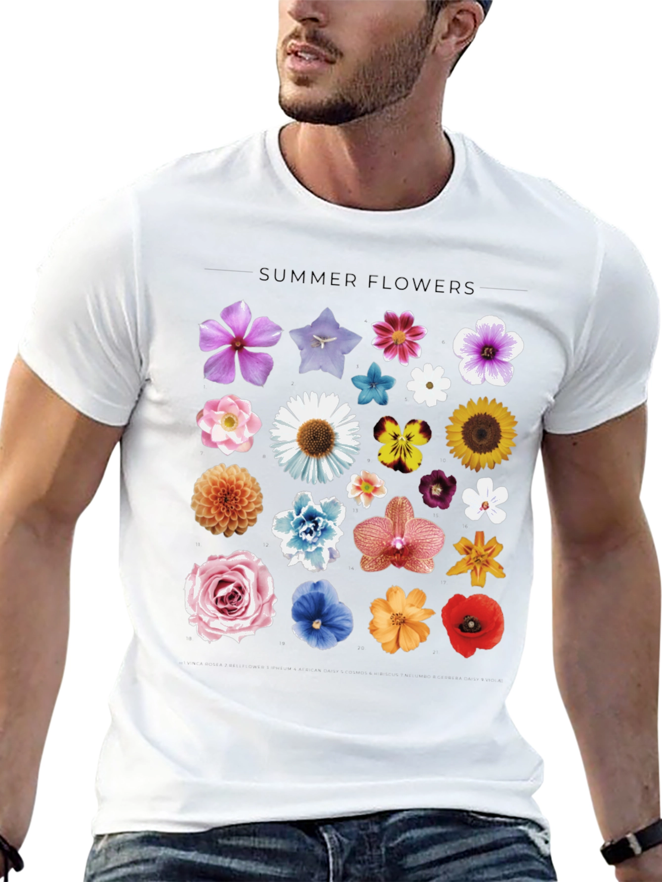 Summer Flowers Graphic Tee
