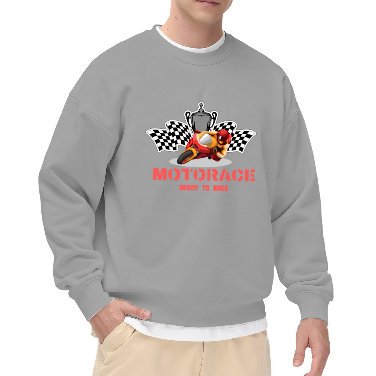 MOTORACE - Motorcycle Racing Graphic ԲÁìÎÀÒ | Unisex Pullover Sweatshirt