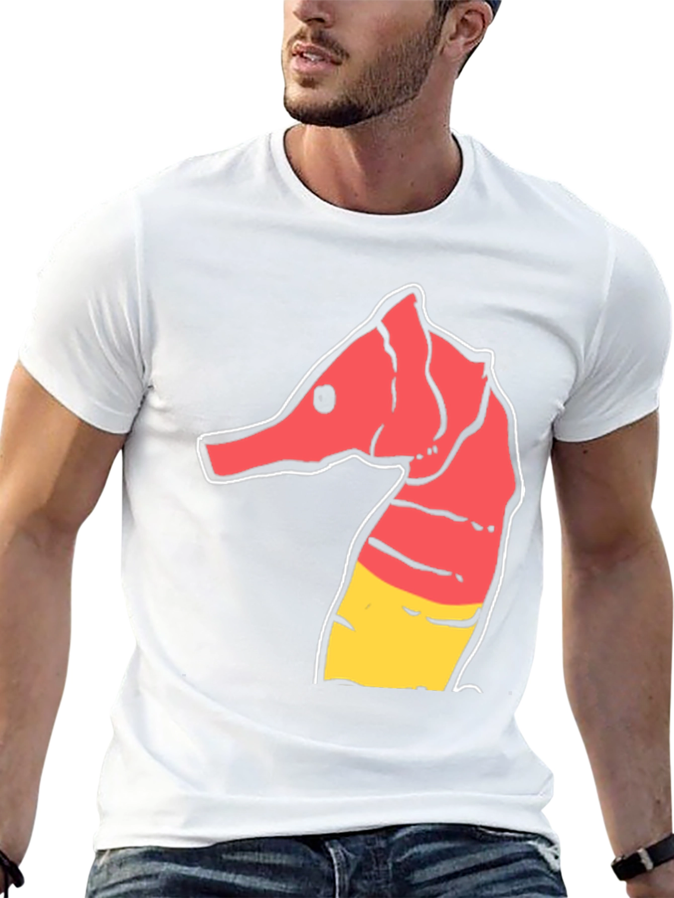 Sea Horse Graphic Tee - Cool Animal T-Shirt