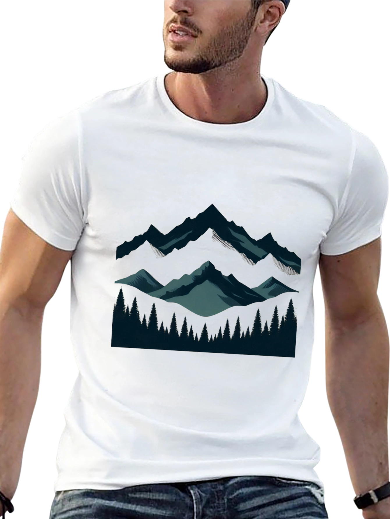 Mountain Vista Graphic Tee - Soft Cotton Comfort