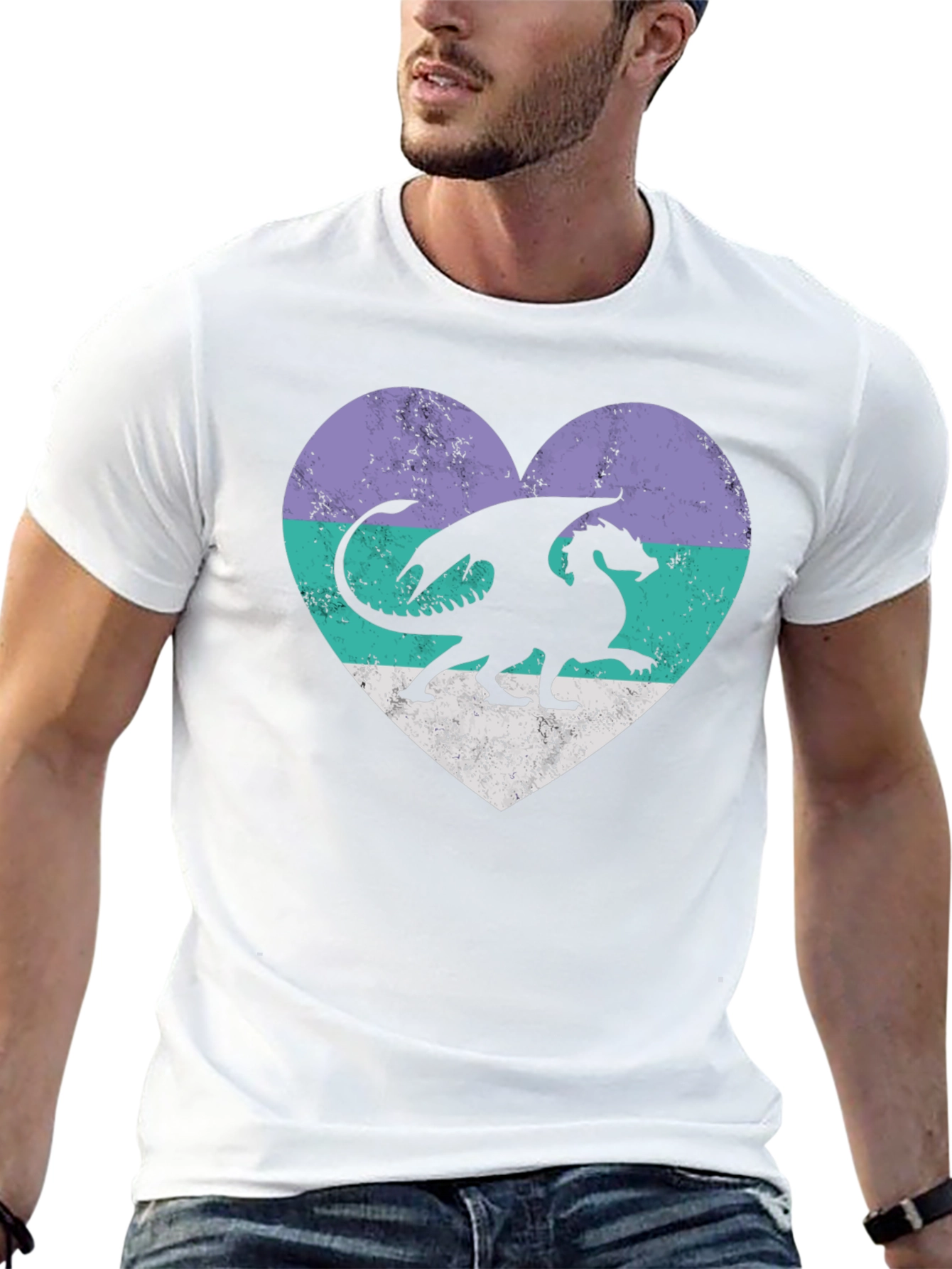Dragon Heart Graphic Tee - Fantasy Style
