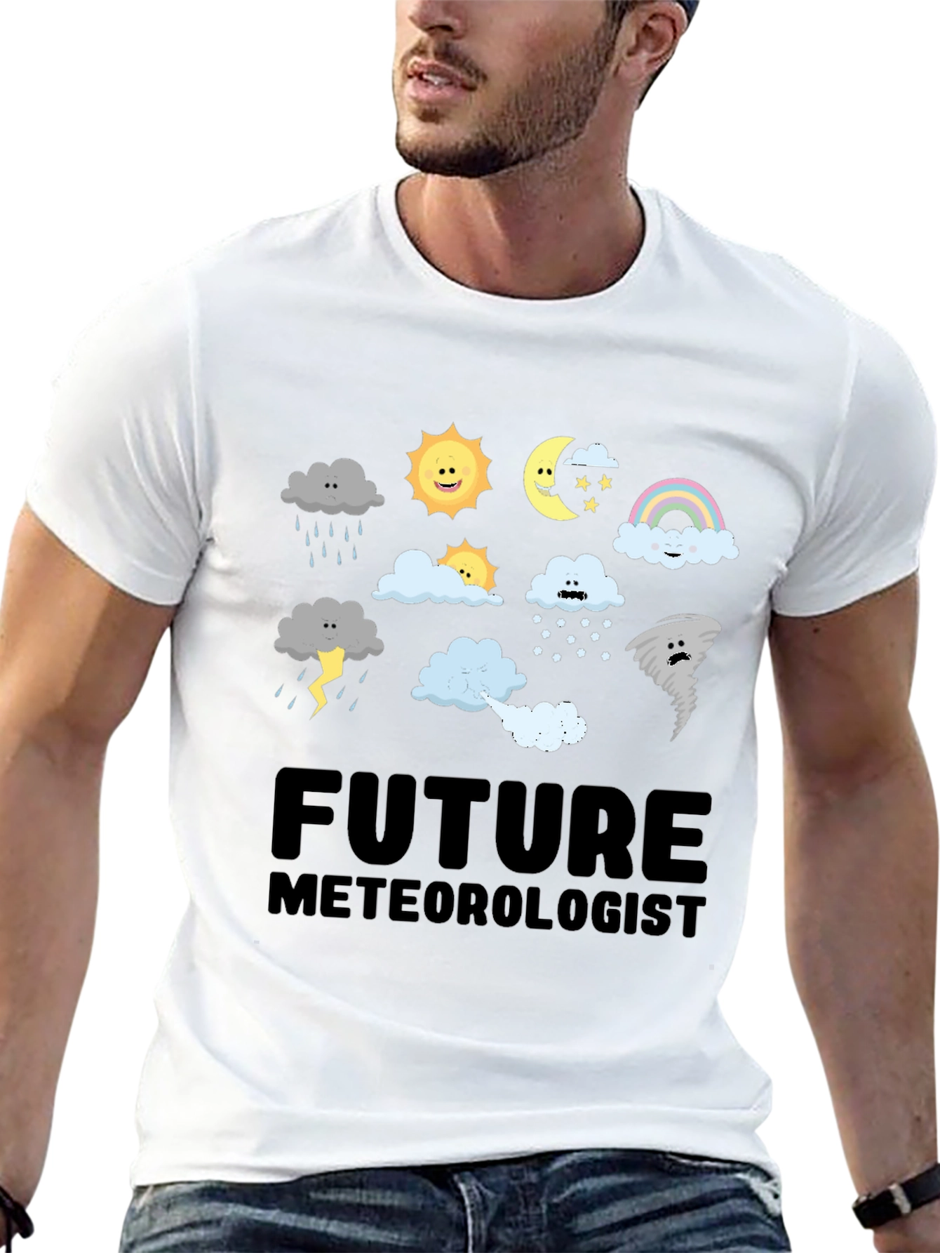 Future Meteorologist Weather Graphic T-Shirt