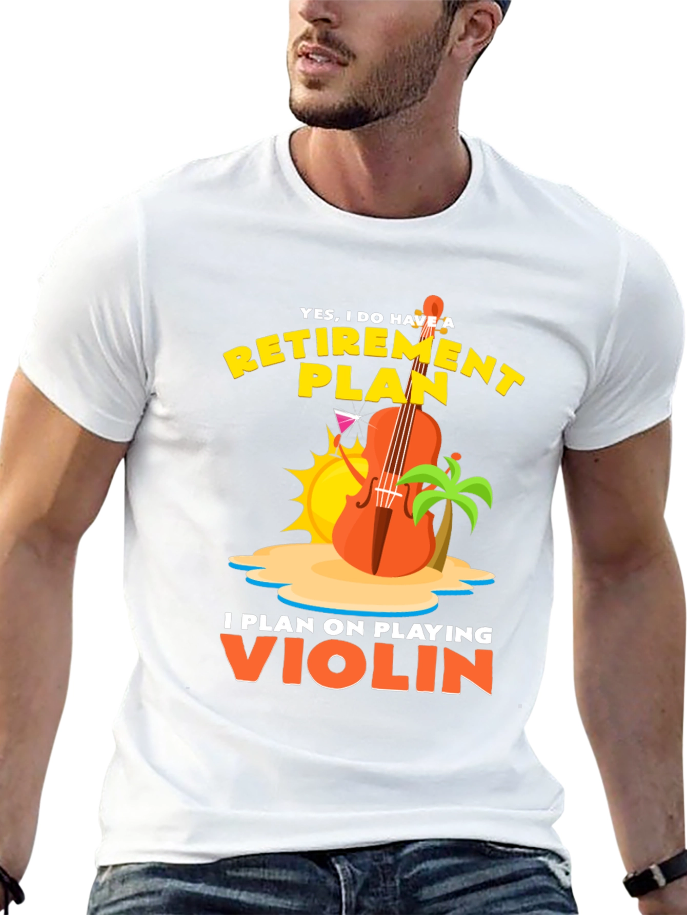 Retirement Plan Violin Player T-Shirt