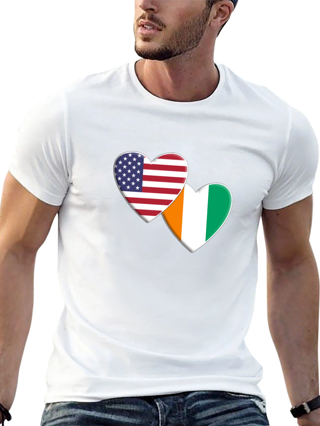 USA & Ivory Coast Love T-Shirt
