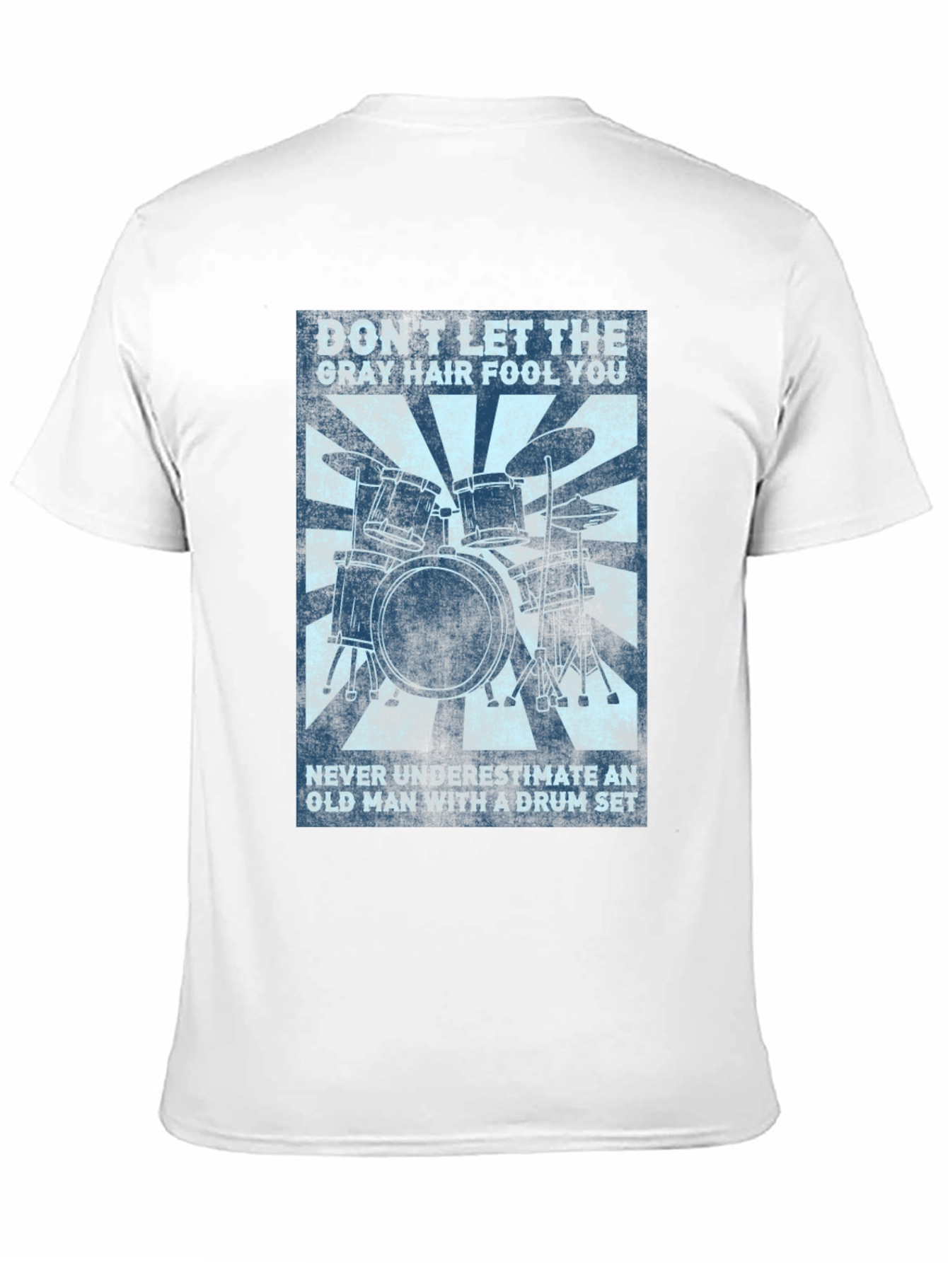 Drummer Old Man T-Shirt - Dont Underestimate