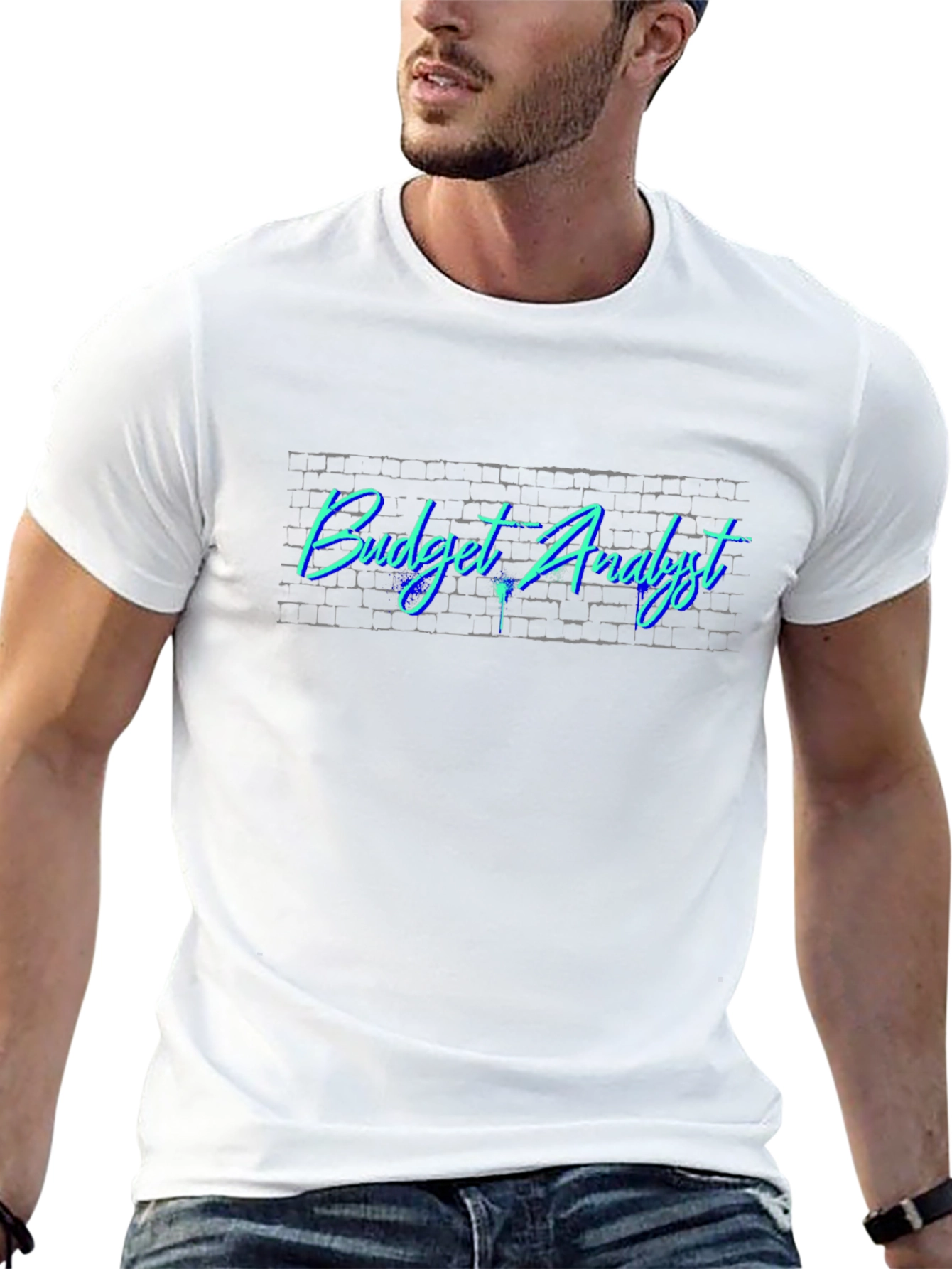 Budget Analyst Tee - Cool Brick Design
