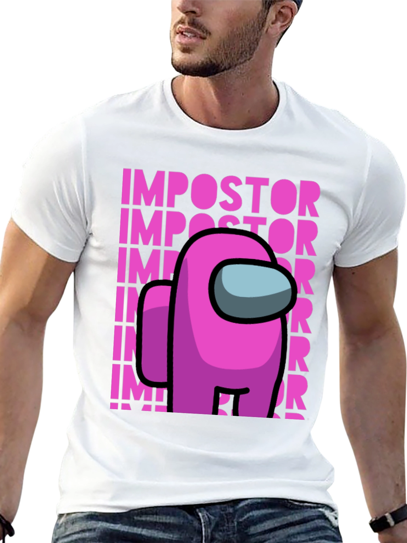 Among Us Impostor T-Shirt - Crewmate Gaming Tee