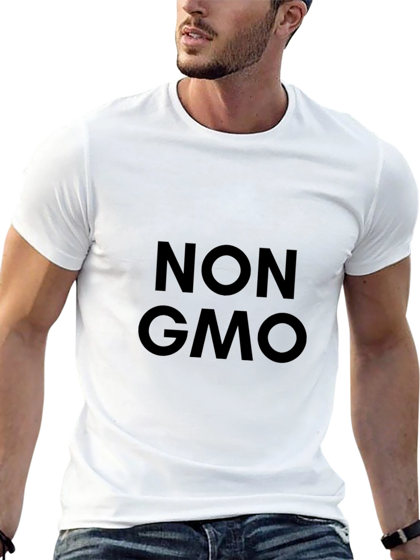 Non GMO Black T-Shirt
