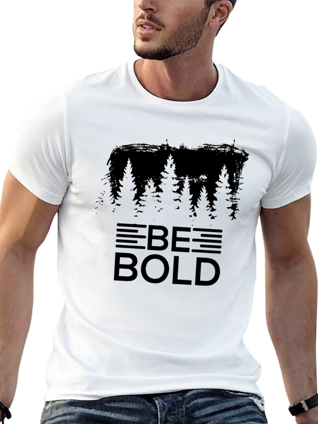 Be Bold Forest Graphic T-Shirt