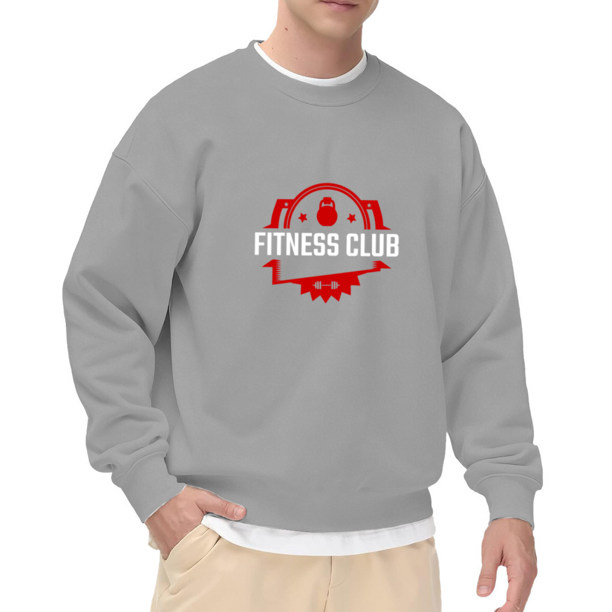 FITNESS CLUB - Gym Motivation Graphic ԲÁìÎÀÒ | Unisex Pullover Sweatshirt