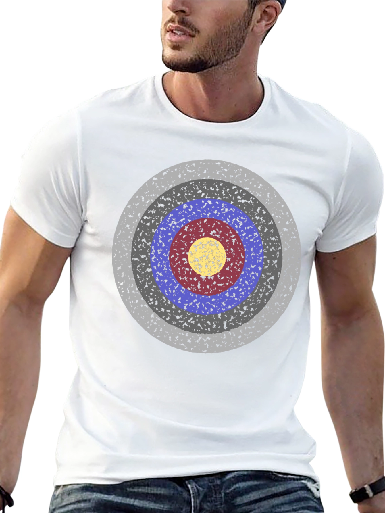 Target Graphic Tee - Black Cotton Casual Shirt