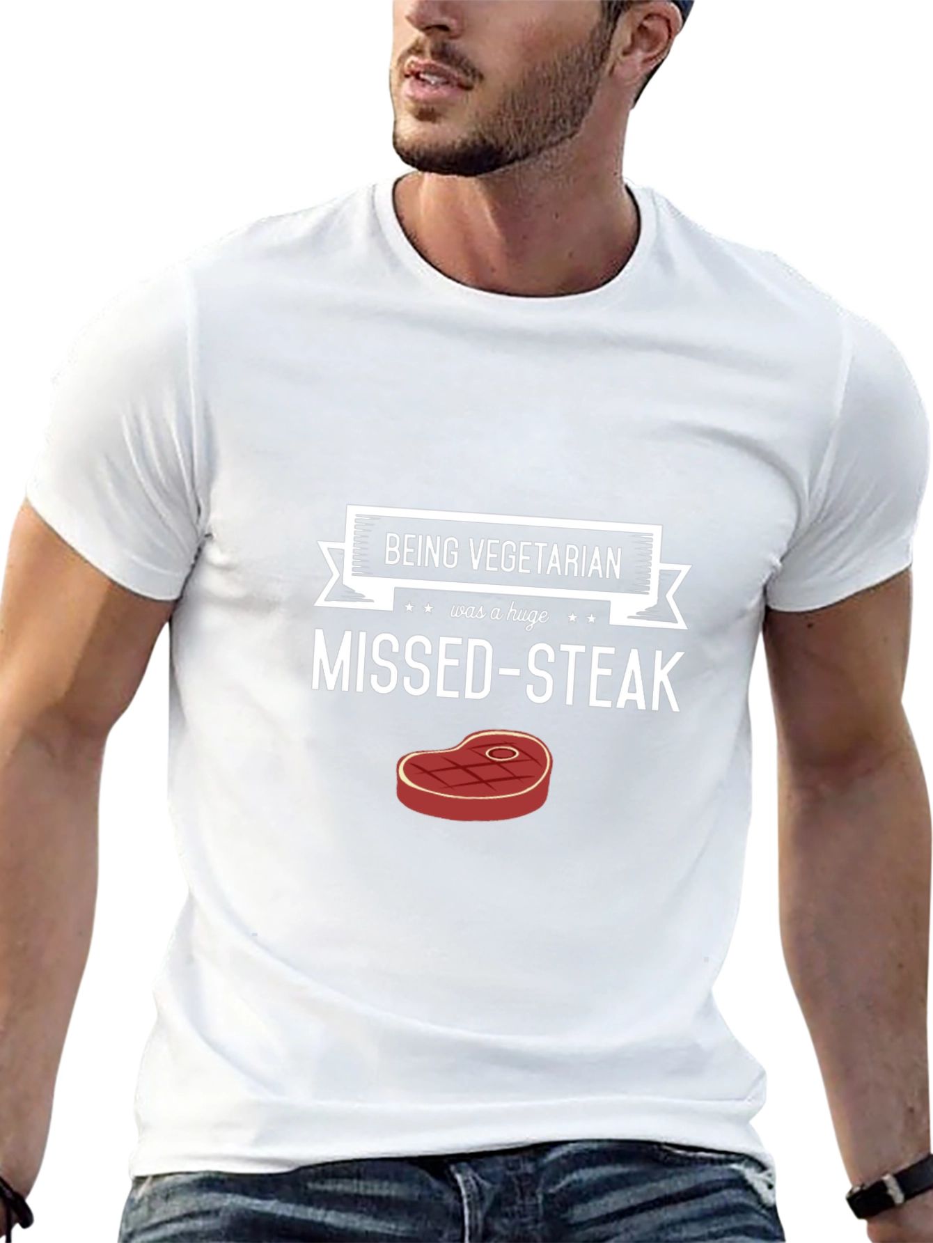 Missed-Steak Vegetarian T-Shirt