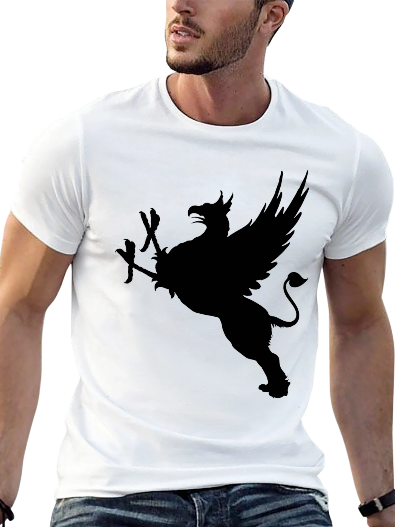 Griffin Graphic Tee - Mens Black T-Shirt
