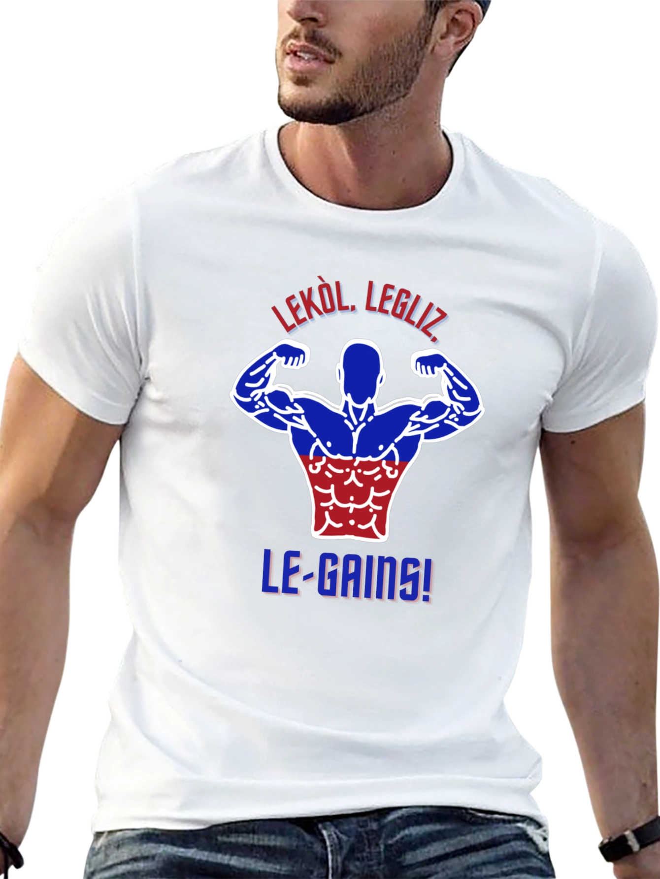 LE-GAINS Graphic Tee - Haitian Pride