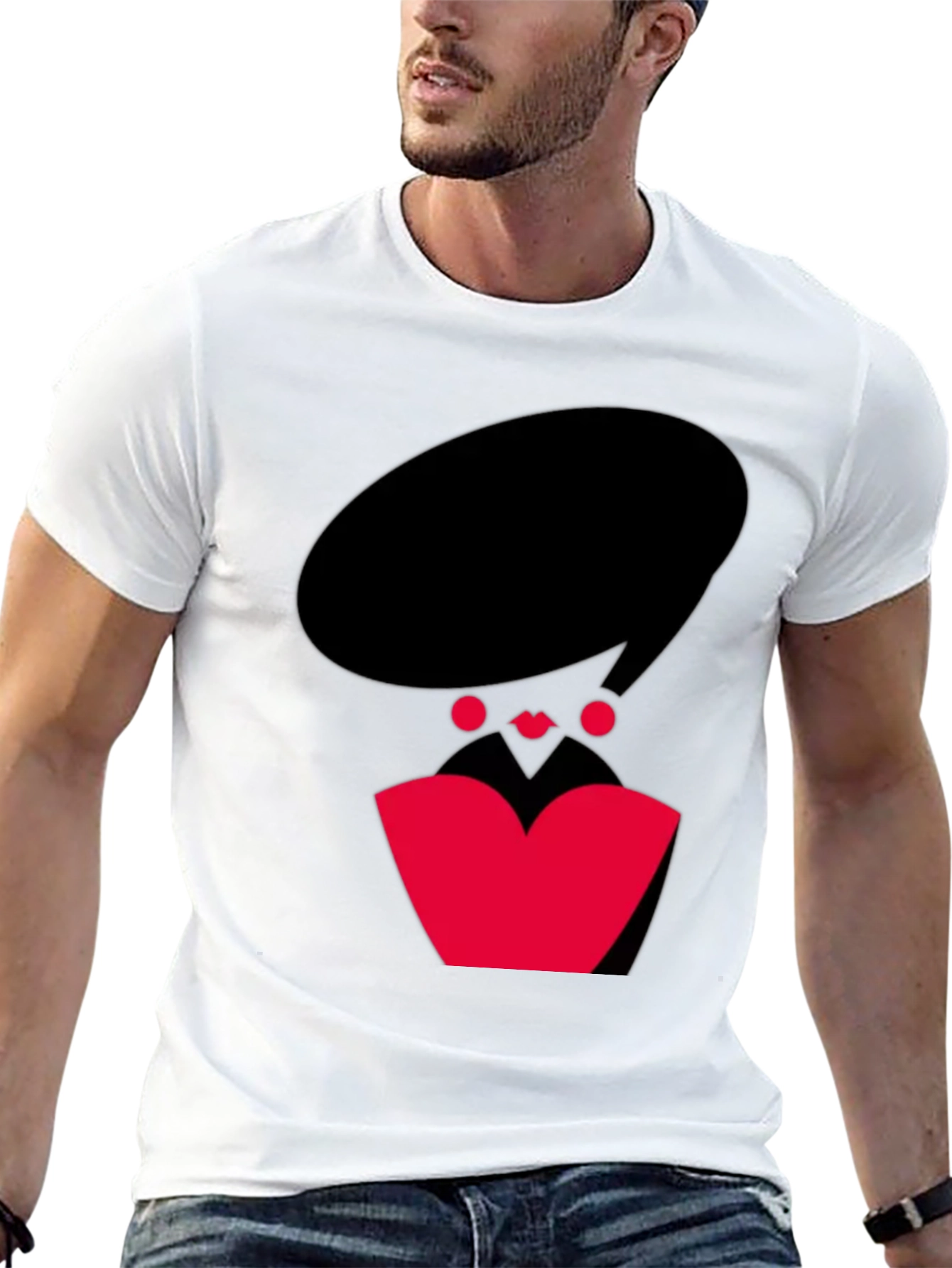 Modern Art Lady Graphic Tee