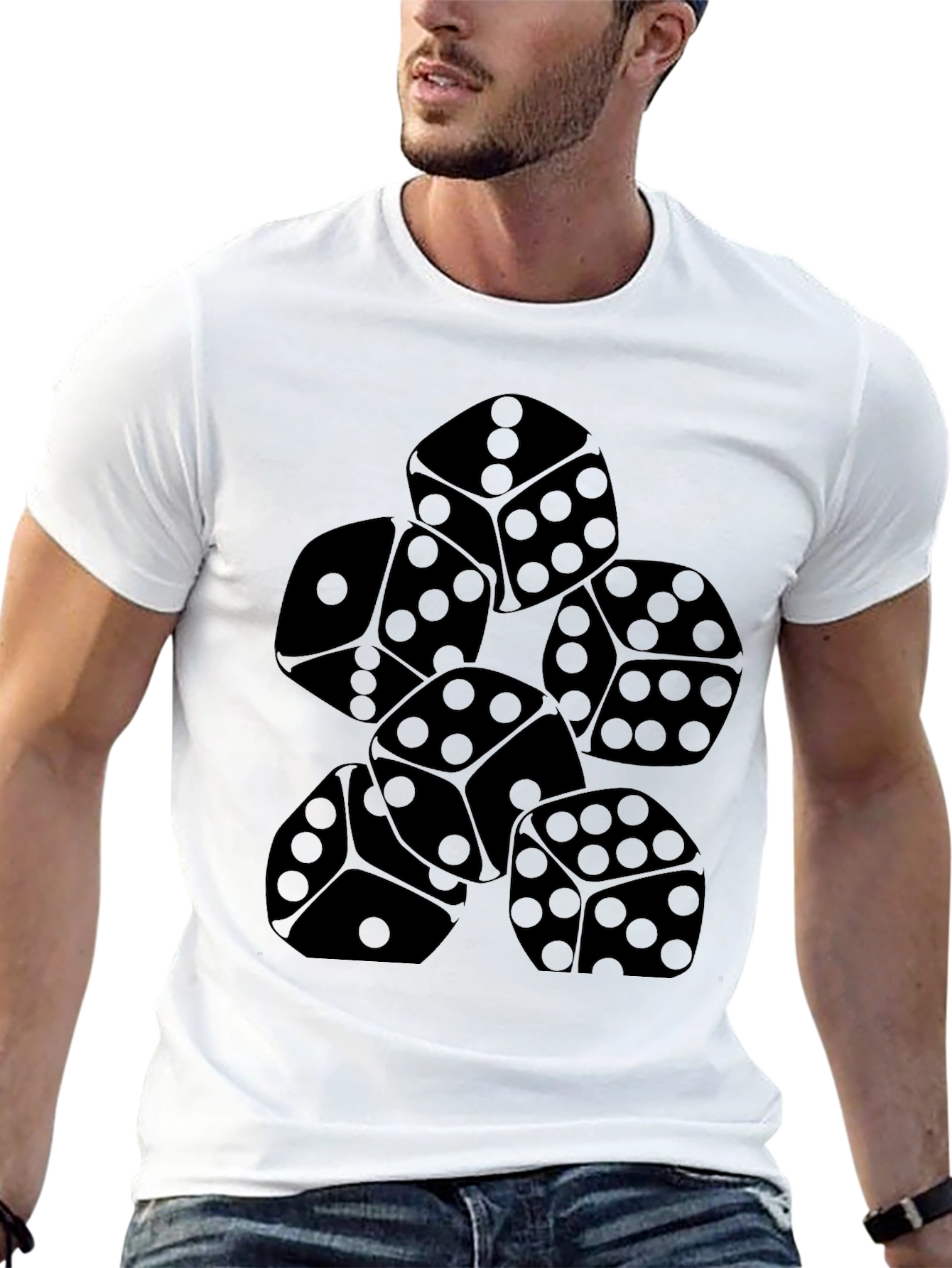 Dice Graphic T-Shirt - Lucky Roll