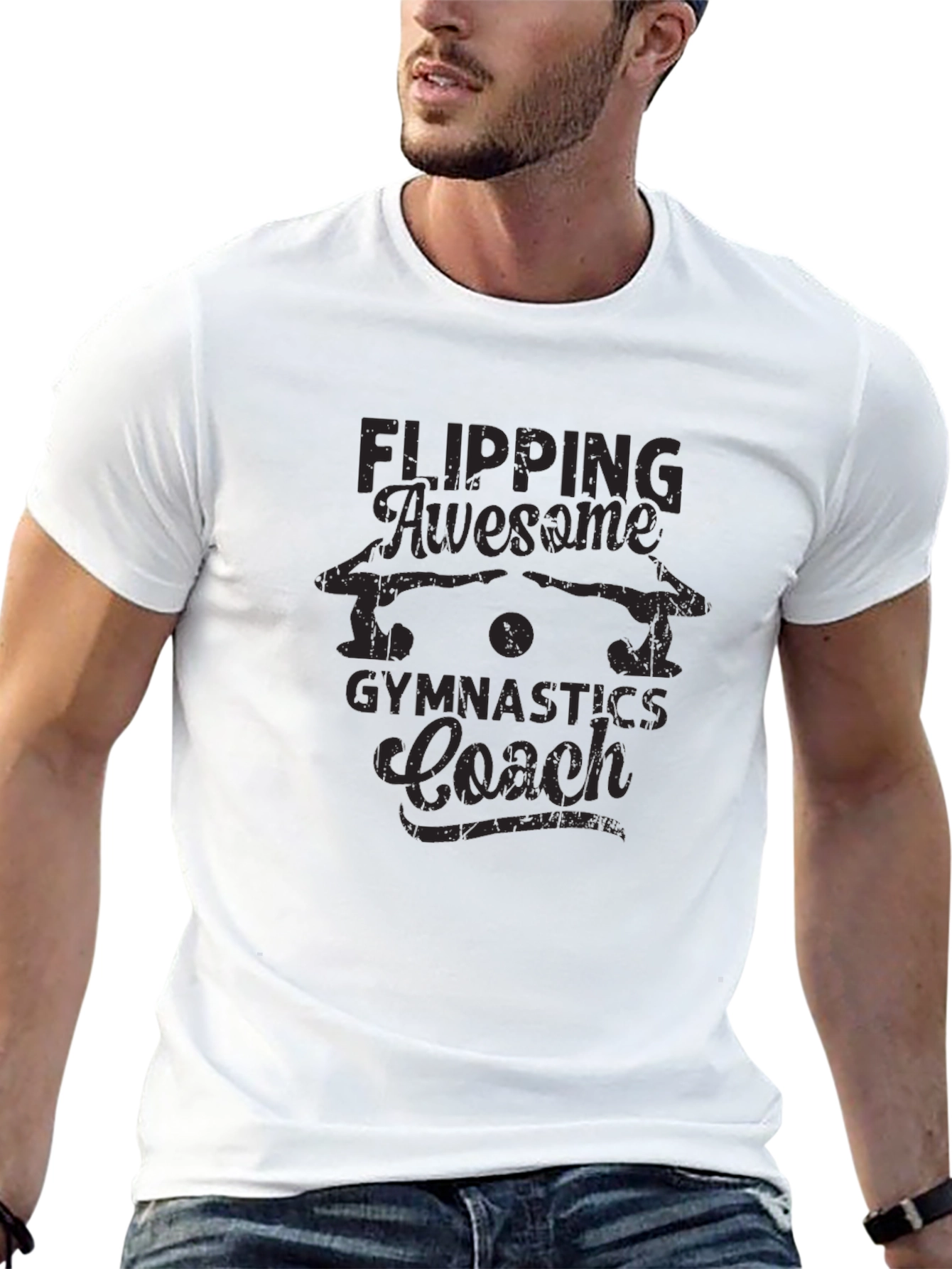Gymnastics Coach Black T-Shirt