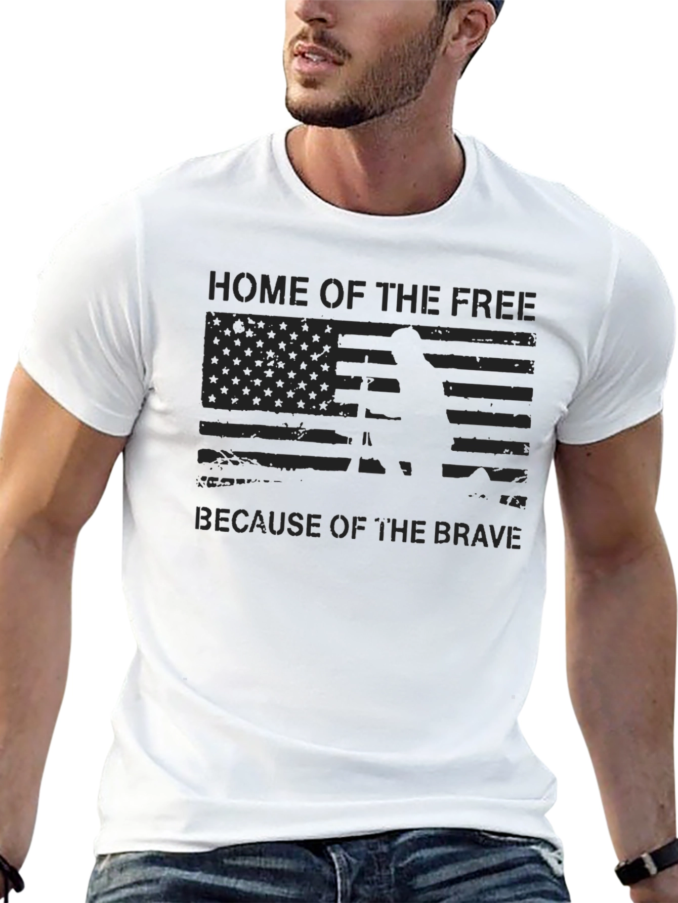 Home of the Free Graphic T-Shirt