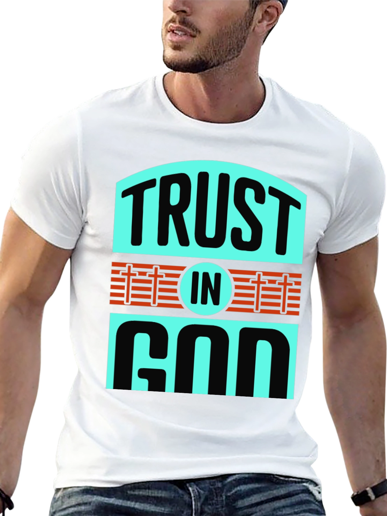 Trust in God Graphic Tee - Christian Faith T-Shirt