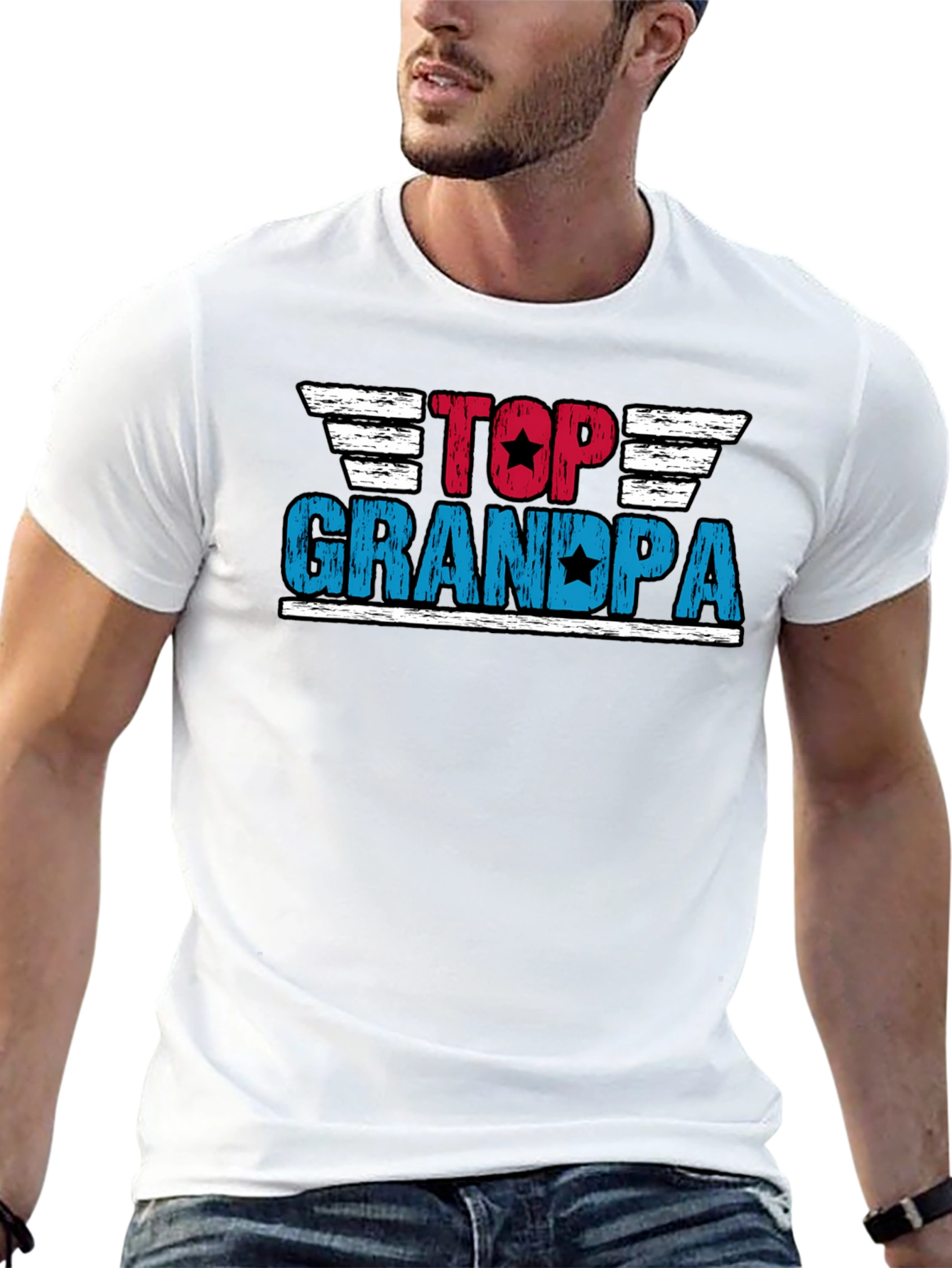 Top Grandpa Patriotic T-Shirt