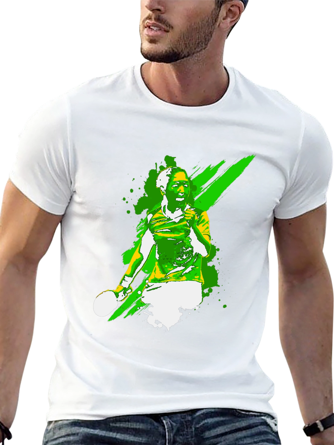 Table Tennis Player T-Shirt - Stylish Graphic Tee