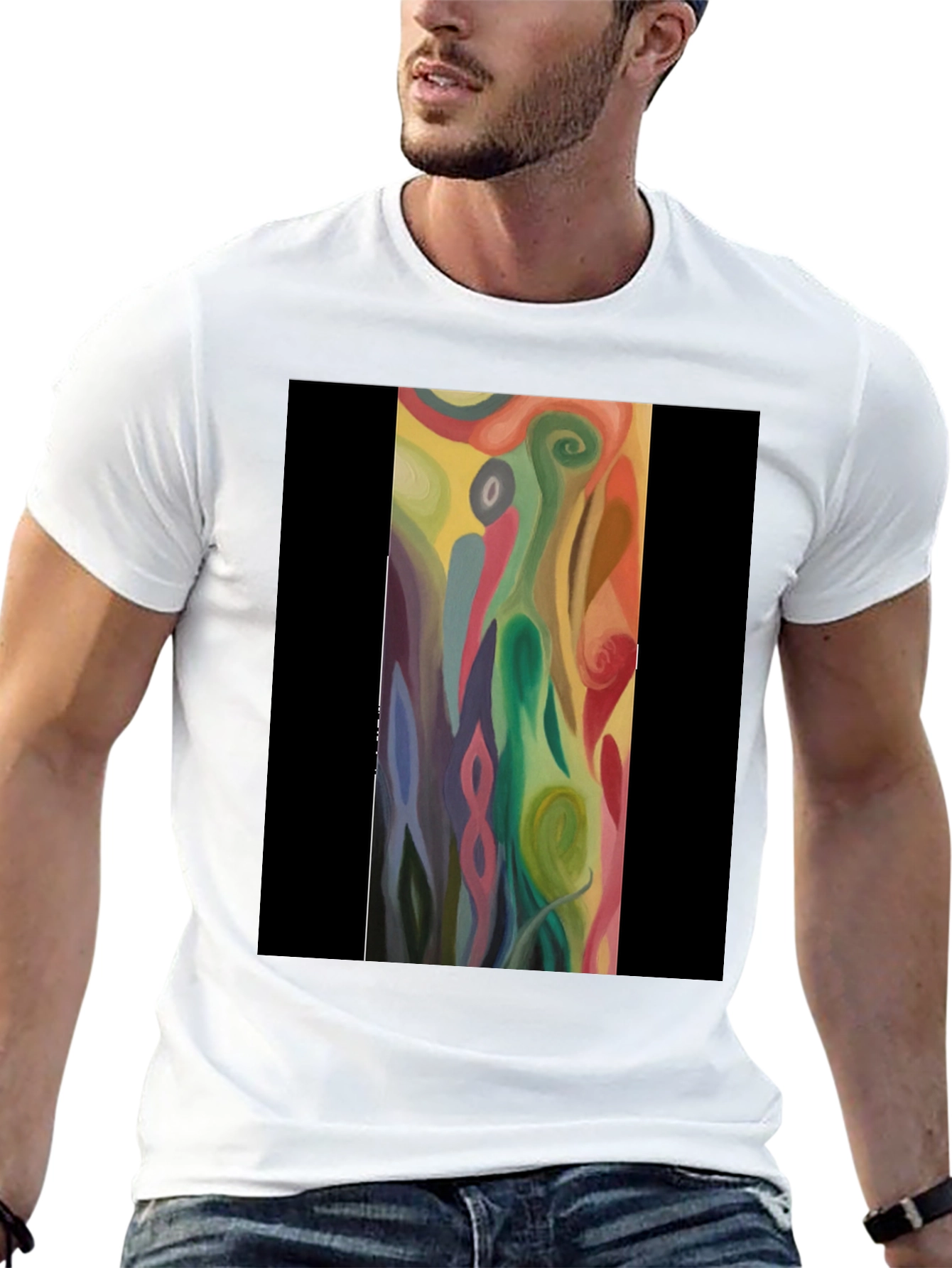 Abstract Art T-Shirt - Modern Artistic Design