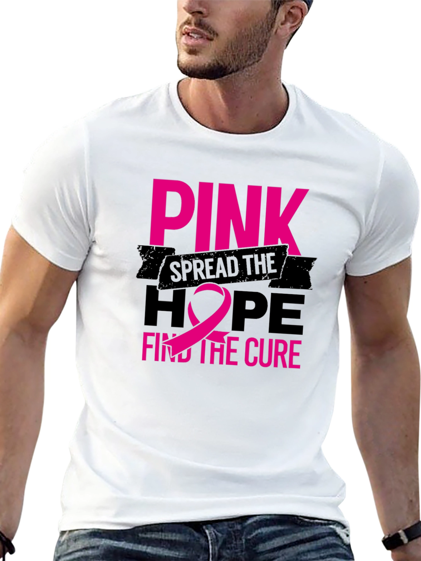 Pink Hope Cure Graphic Tee